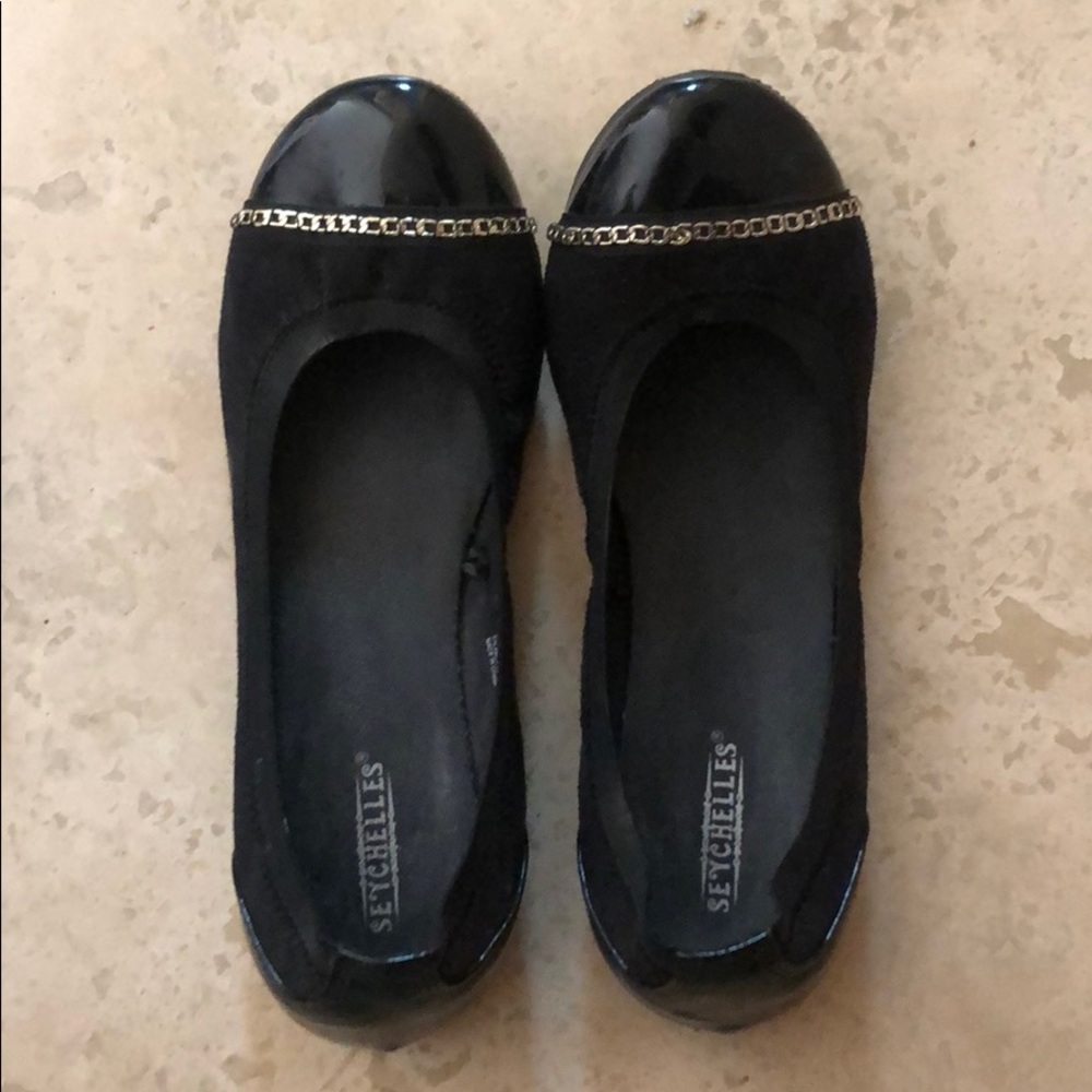 Black Seychelles mary Jane ballet flat size 8.5